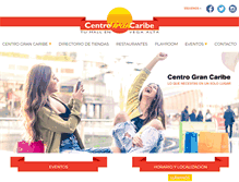 Tablet Screenshot of centrograncaribe.com